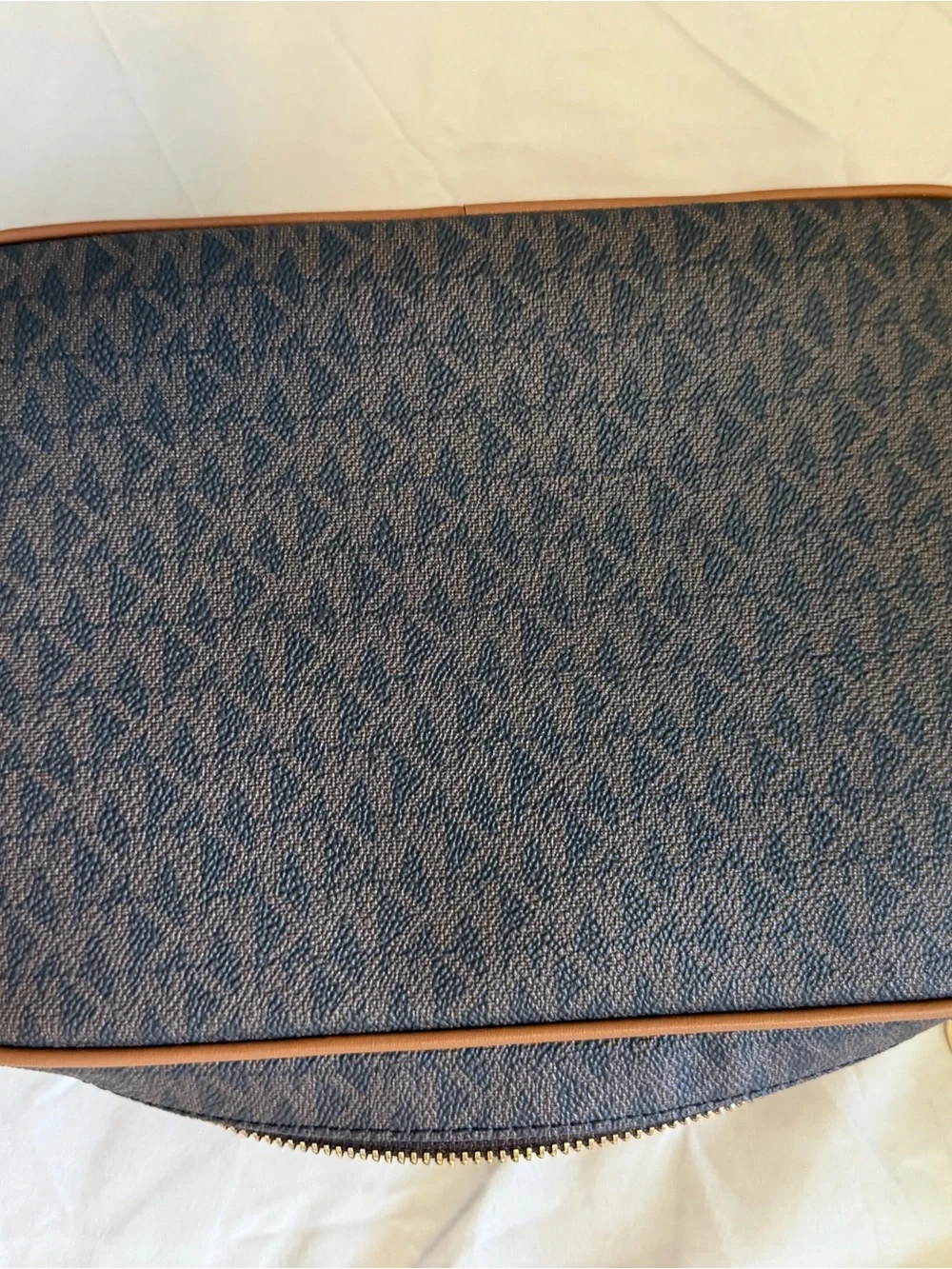 Michael Kors women's Signature Logo Bag in Dark Brown